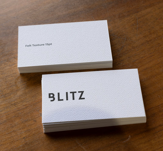 Felt Texture Business Cards