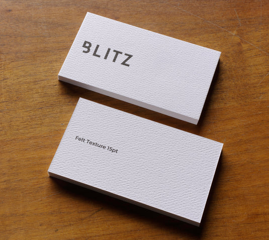 Felt Texture Business Cards