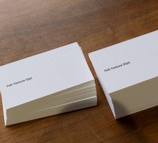 Felt Texture Business Cards
