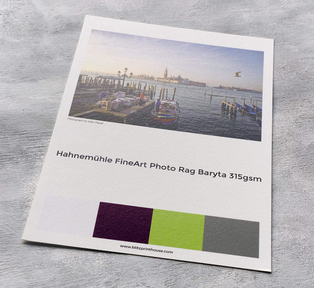 Hahnemühle Photo Rag Baryta · 315 gsm