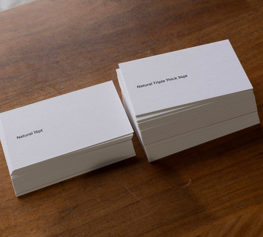 Natural Smooth Business Cards