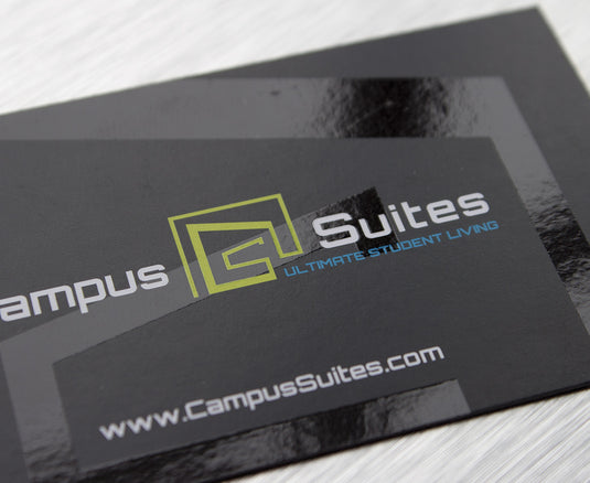 Raised Spot UV Business Cards